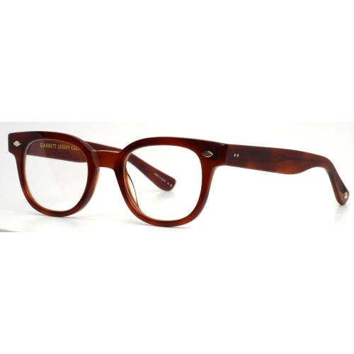 Garrett Leight Canter Vinbrt Vintage Burnt Tortoise Eyeglasses 47-23-145 B:39 A