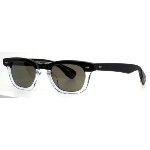 Garrett Leight Lo-b Yy/pgy Yin Yang Womens Oval Sunglasses 46-23-145