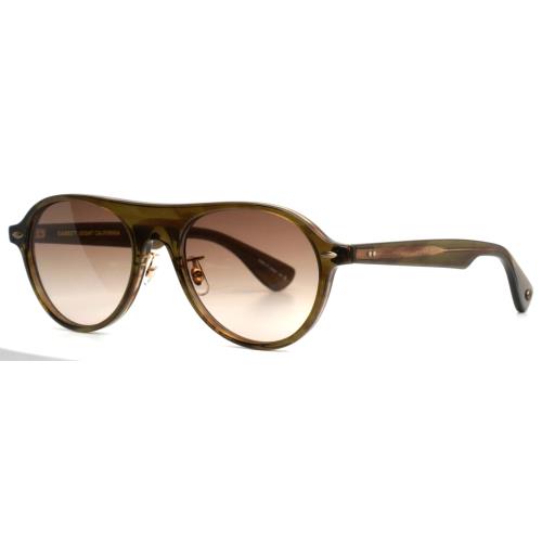 Garrett Leight Lady Eckhart Ot/og Olive Tortoise Unisex Sunglasses 50-20-145 B