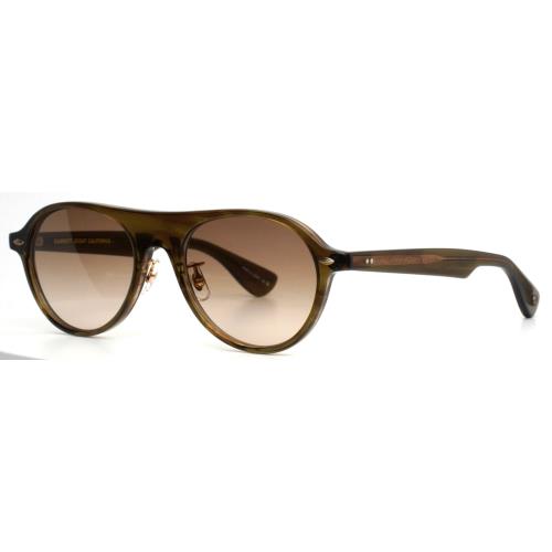 Garrett Leight Lady Eckhart Ot/og Olive Tortoise Unisex Sunglasses 50-20-145 A