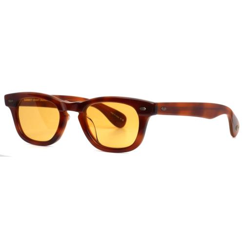 Garrett Leight Lo-b Vinbrt/pmp Vintage Burnt Tortoise Sunglasses 46-23-145 A