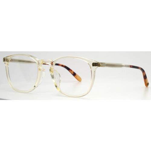 Garrett Leight Kinney A Ch-ch Dktf Champagne Square Eyeglasses 49-22-145