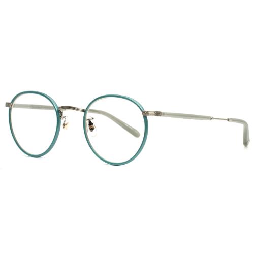 Garrett Leight Wilson Spl-bs-sf Sage Pearl Silver Womens Eyeglasses 46-22-145