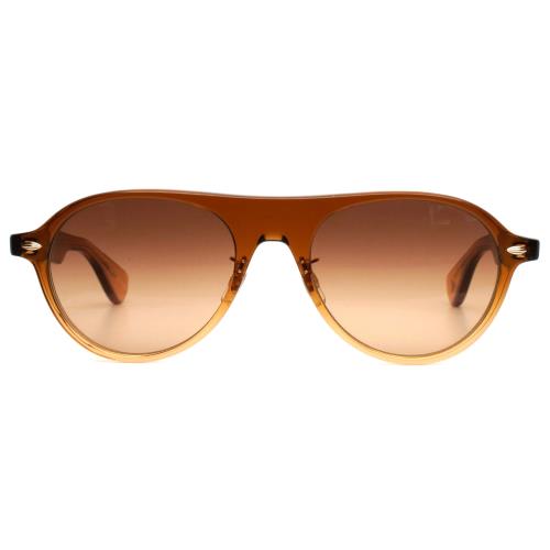 Garrett Leight Lady Eckhart Gof Cadg Golden Fade Unisex Sunglasses 50-20-145