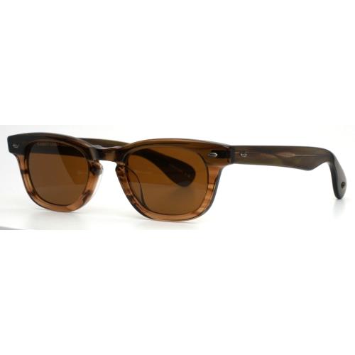 Garrett Leight Lo-b Bamf Bamboo Fade Womens Oval Sunglasses 46-23-145 B:35 B