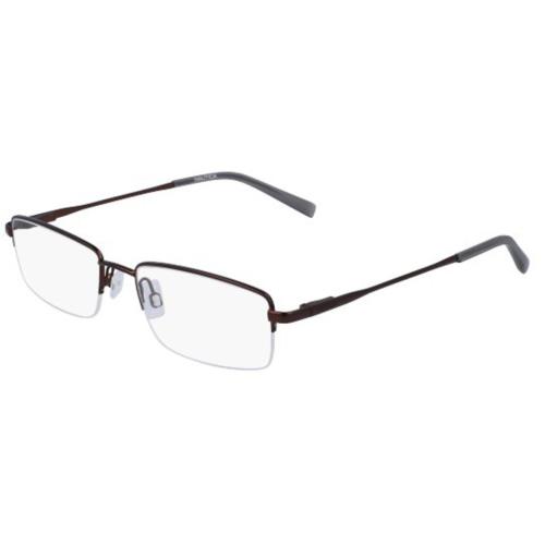 Nautica N7299 Satin Brown 210 Eyeglasses - Frame: satin-brown