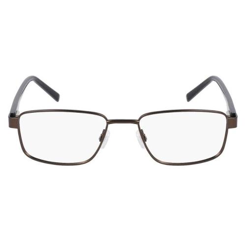 Nautica N7332 210 Eyeglasses Men Matte Brown Rectangle 53mm 22 - Frame: Matte Brown, Lens: Demo