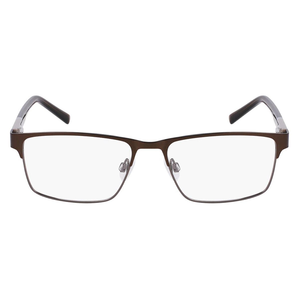 Nautica Nau Eyeglasses Men Matte Brown 53mm