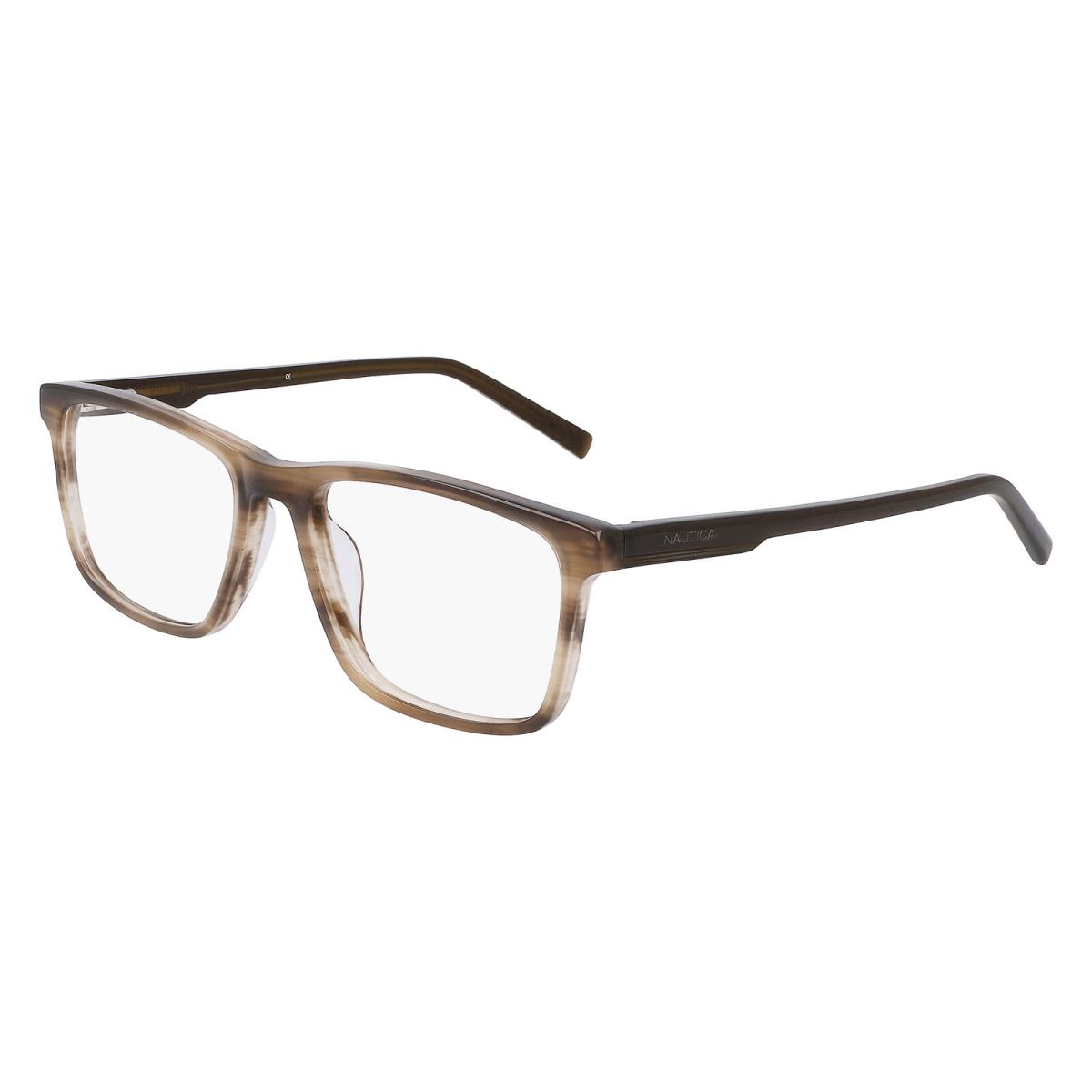 Nautica N8178 Light Brown Horn 220 Eyeglasses