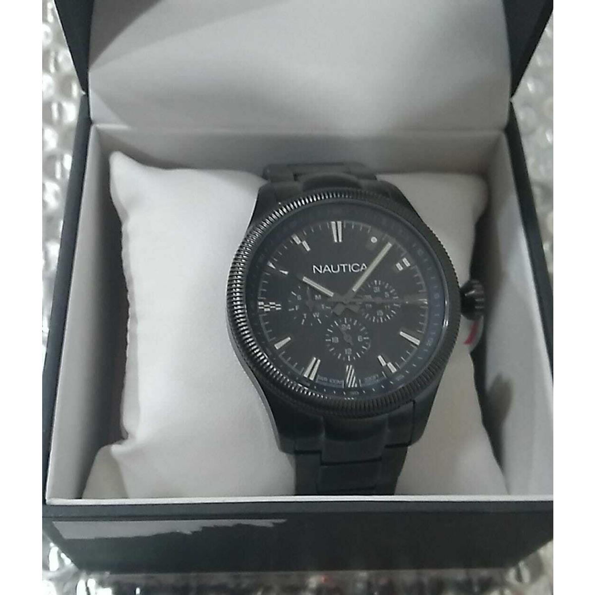 Nautica Watch Men`s NAPSTB004 Starboard Grey Steel