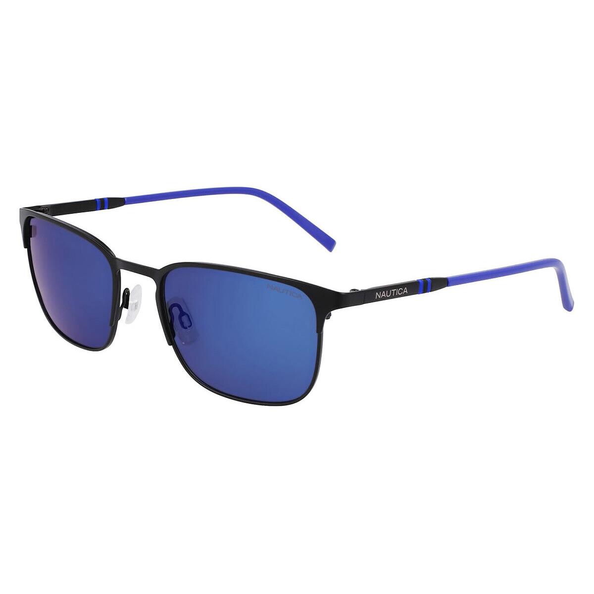 Nautica Nau Sunglasses Men Matte Black 55mm - Frame: Matte Black