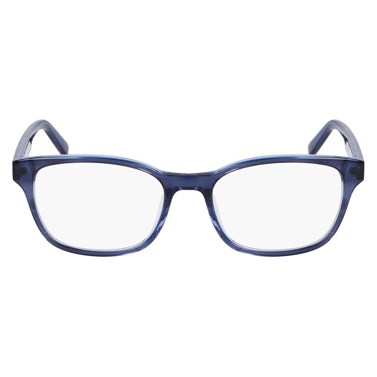 Nautica N8186 Eyeglasses Men Navy Horn 54mm