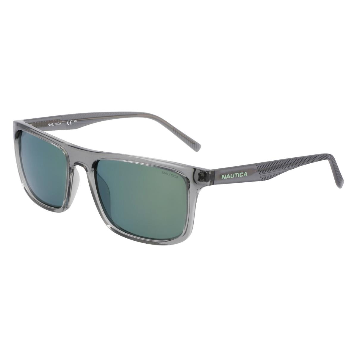 Nautica N6258S Matte Grey Crystal 015 Sunglasses