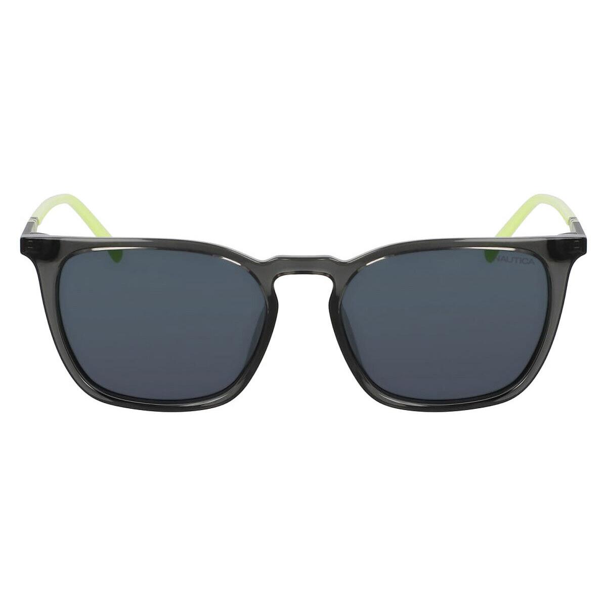 Nautica Nau Sunglasses Men Gray Crystal 55mm