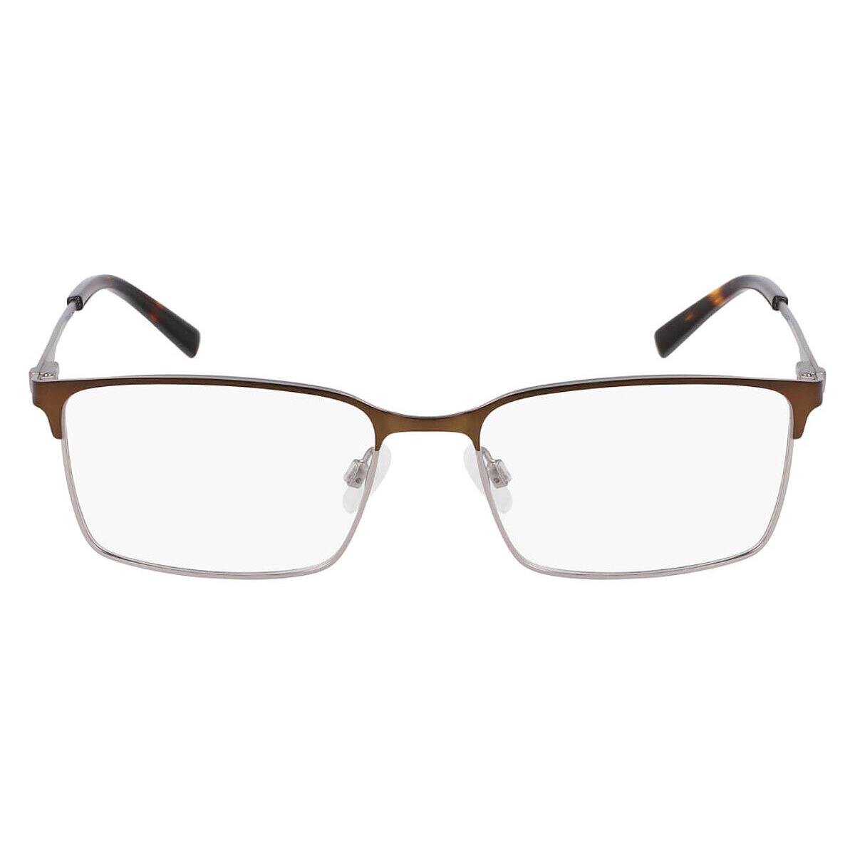 Nautica N7341 Eyeglasses Men Matte Brown 53mm