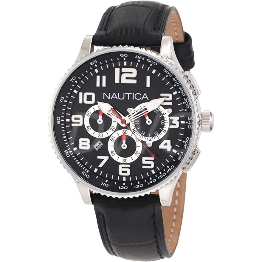 Nautica Men`s N22596M Ocn 38 Mid Br. Chronograph Watch