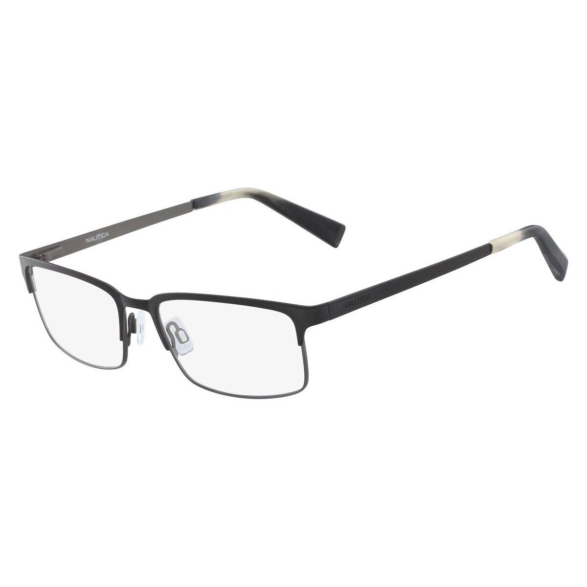 Nautica N7270 Eyeglasses Men Black Rectangle 54mm