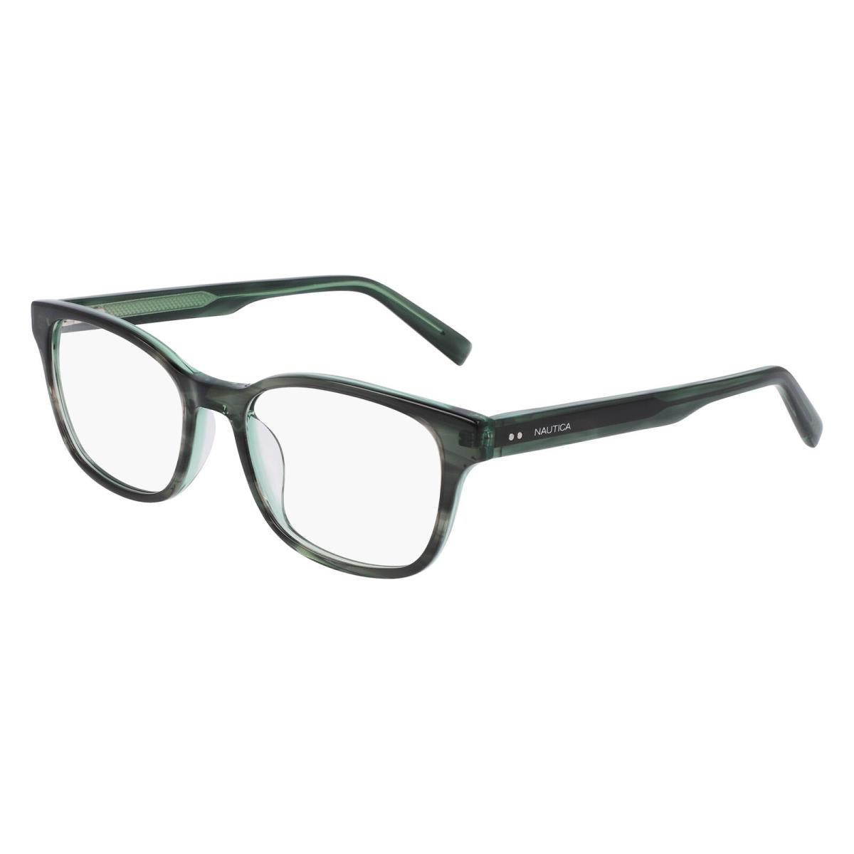 Nautica N8186 Green Horn 315 Eyeglasses