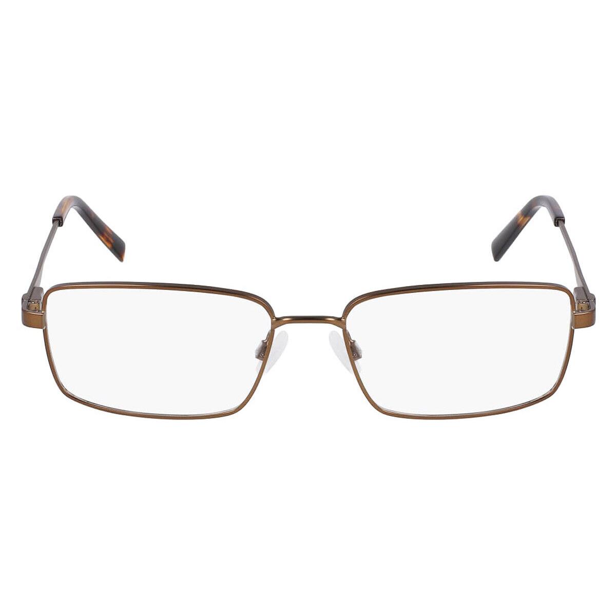 Nautica N7339 Eyeglasses Men Matte Brown 54mm - Frame: Matte Brown, Lens: Demo