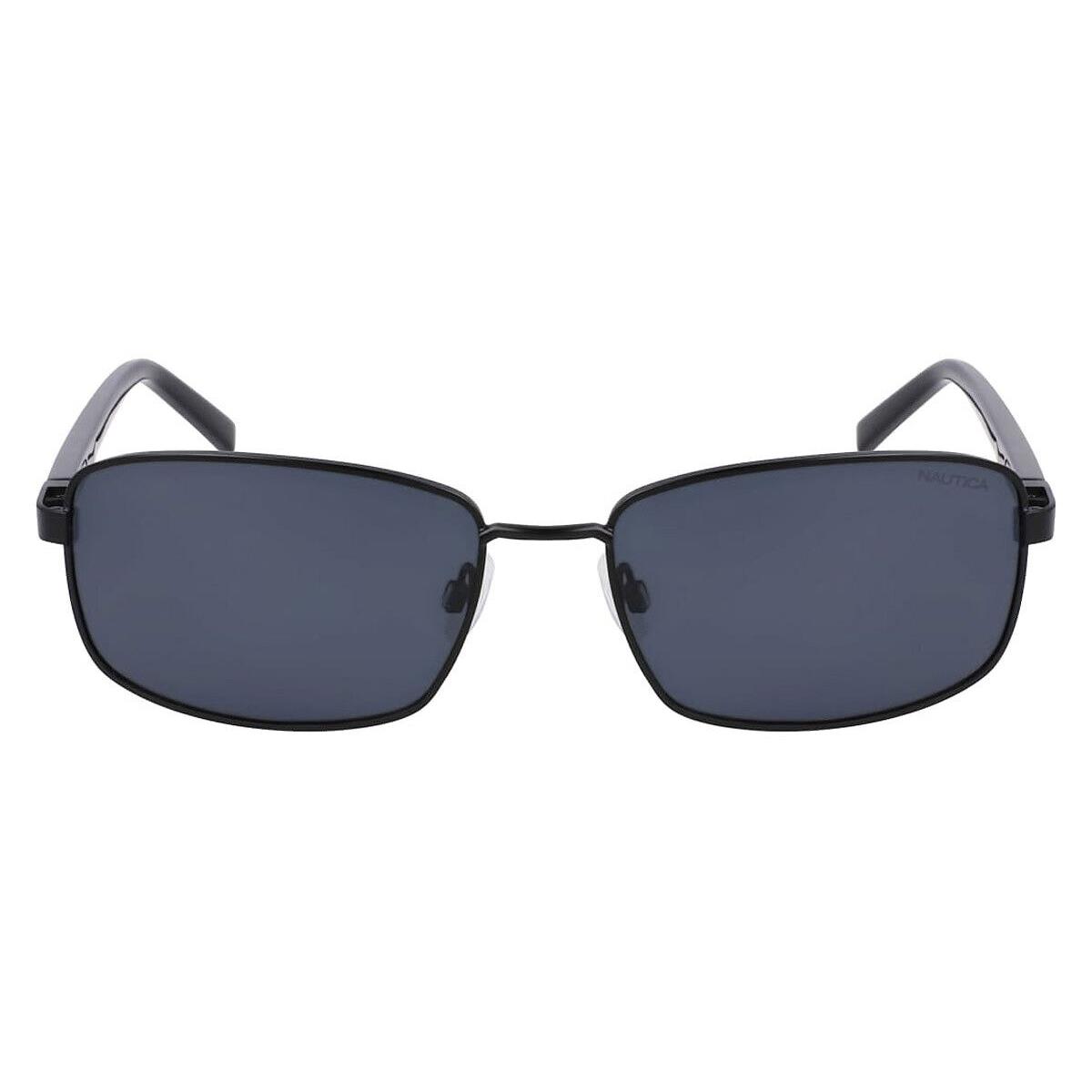 Nautica Nau Sunglasses Men Matte Black 60mm