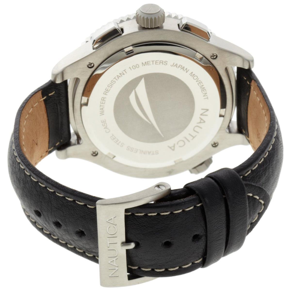 Nautica Men`s N25012G Ocn 46 Black Dial Watch