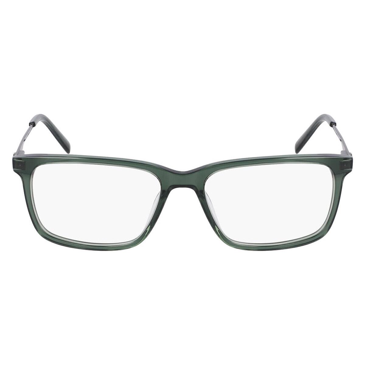 Nautica N8185 Eyeglasses Men Hunter Green Crystal 55mm