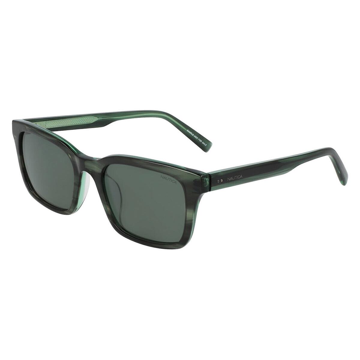 Nautica N6262S Sunglasses Men Green Horn 53mm - Frame: Green Horn