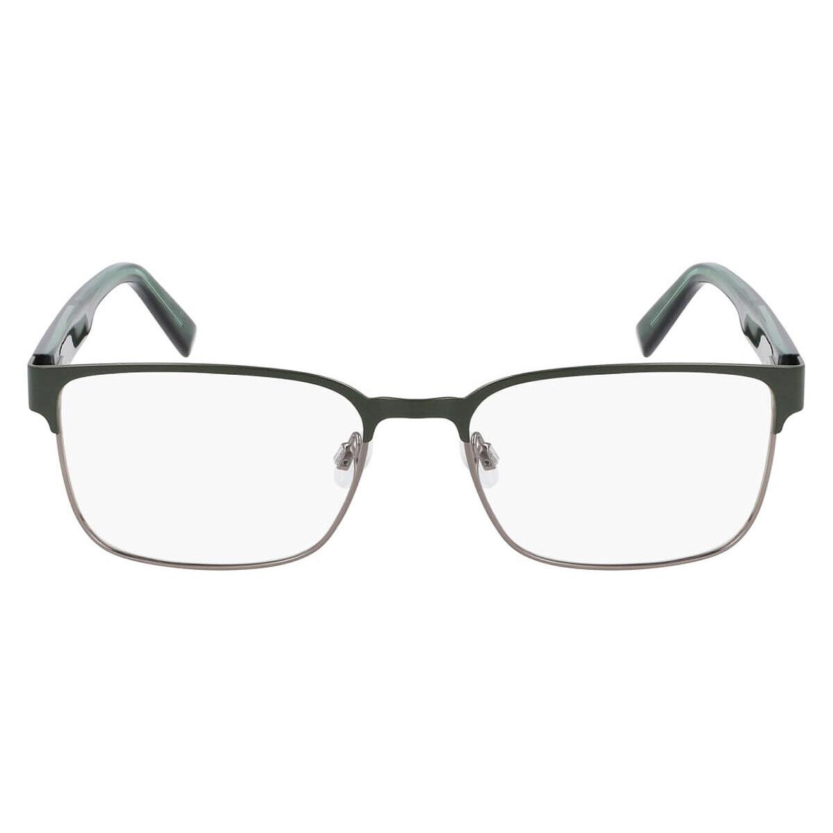 Nautica N7340 Eyeglasses Men Matte Hunter Green 54mm