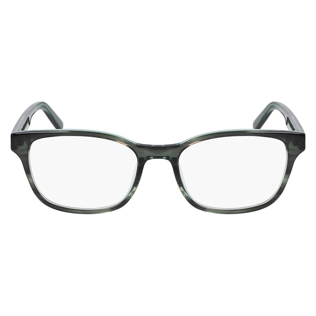 Nautica N8186 Eyeglasses Men Green Horn 54mm