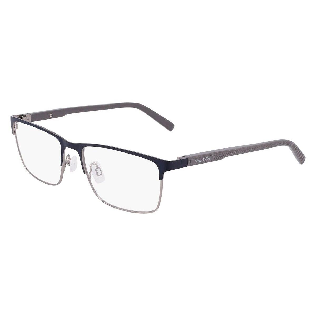 Nautica N7335 410 Men Matte Navy 54 17 145 - Frame: Matte Navy, Lens: Demo