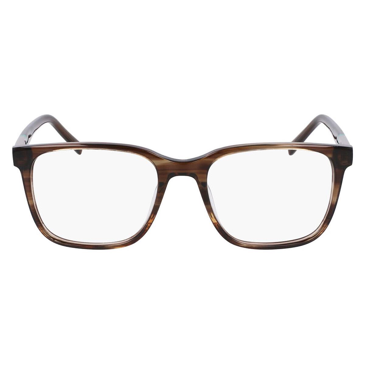 Nautica Nau Eyeglasses Men Brown Horn 52mm