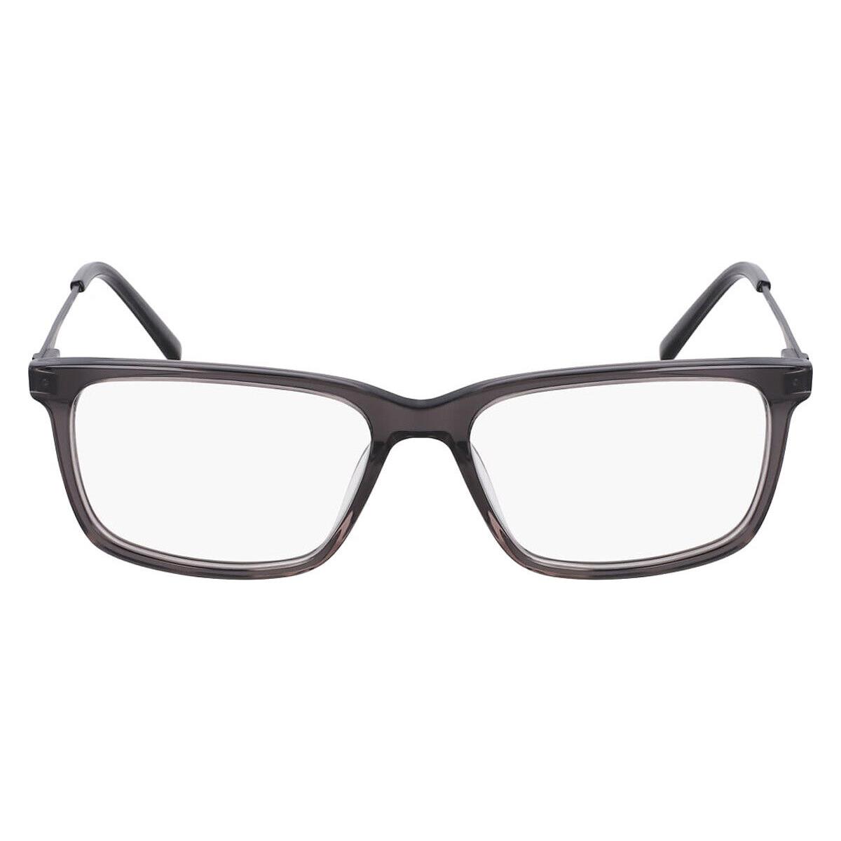 Nautica N8185 Eyeglasses Men Gray Crystal 55mm