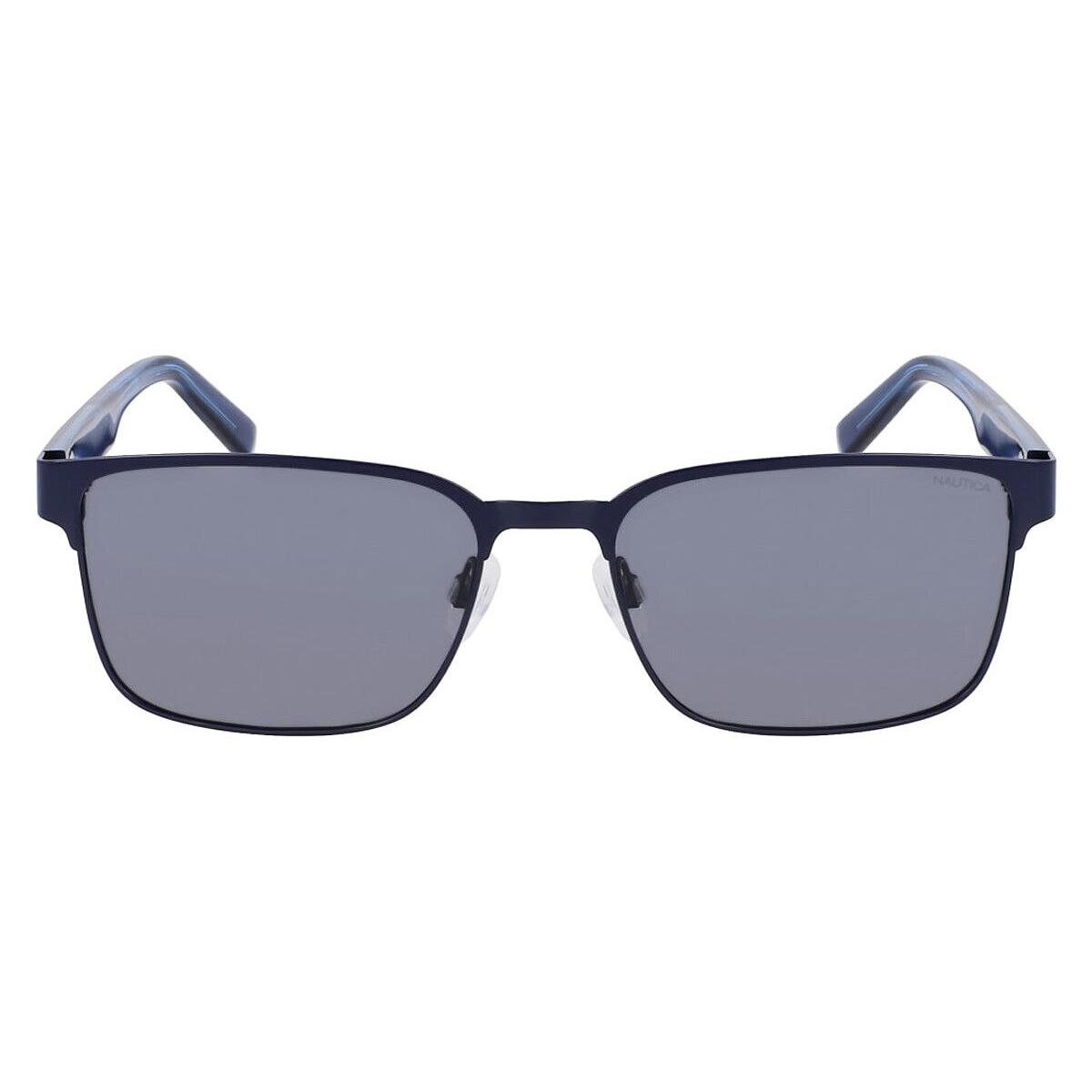 Nautica N5150S Sunglasses Men Matte Navy 57mm