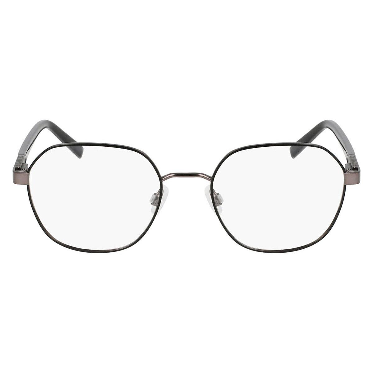 Nautica N7342 Eyeglasses Men Black/gunmetal 52mm