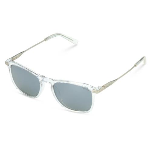 Nautica Men`s N9202SWM Crystal Clear Silver Rx`able Sport Sunglasses 54-18-145