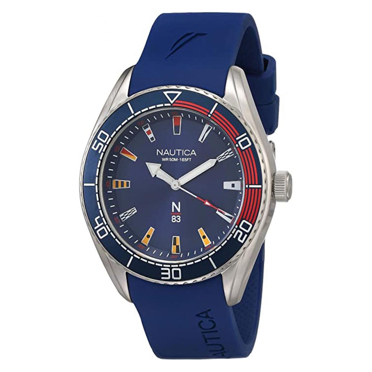 Watch Nautica NAPFWS001 Finn World Men 44mm Stainless Steel