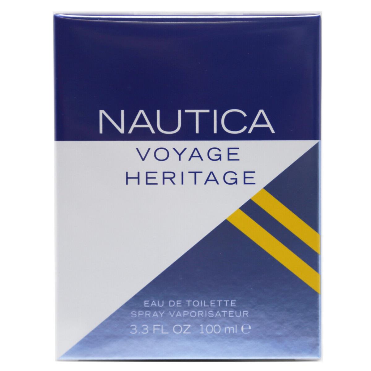 2PK Nautica Voyage Sport Heritage Eau de Toilette 100ml/ 3.4 Floz Spray Bottle