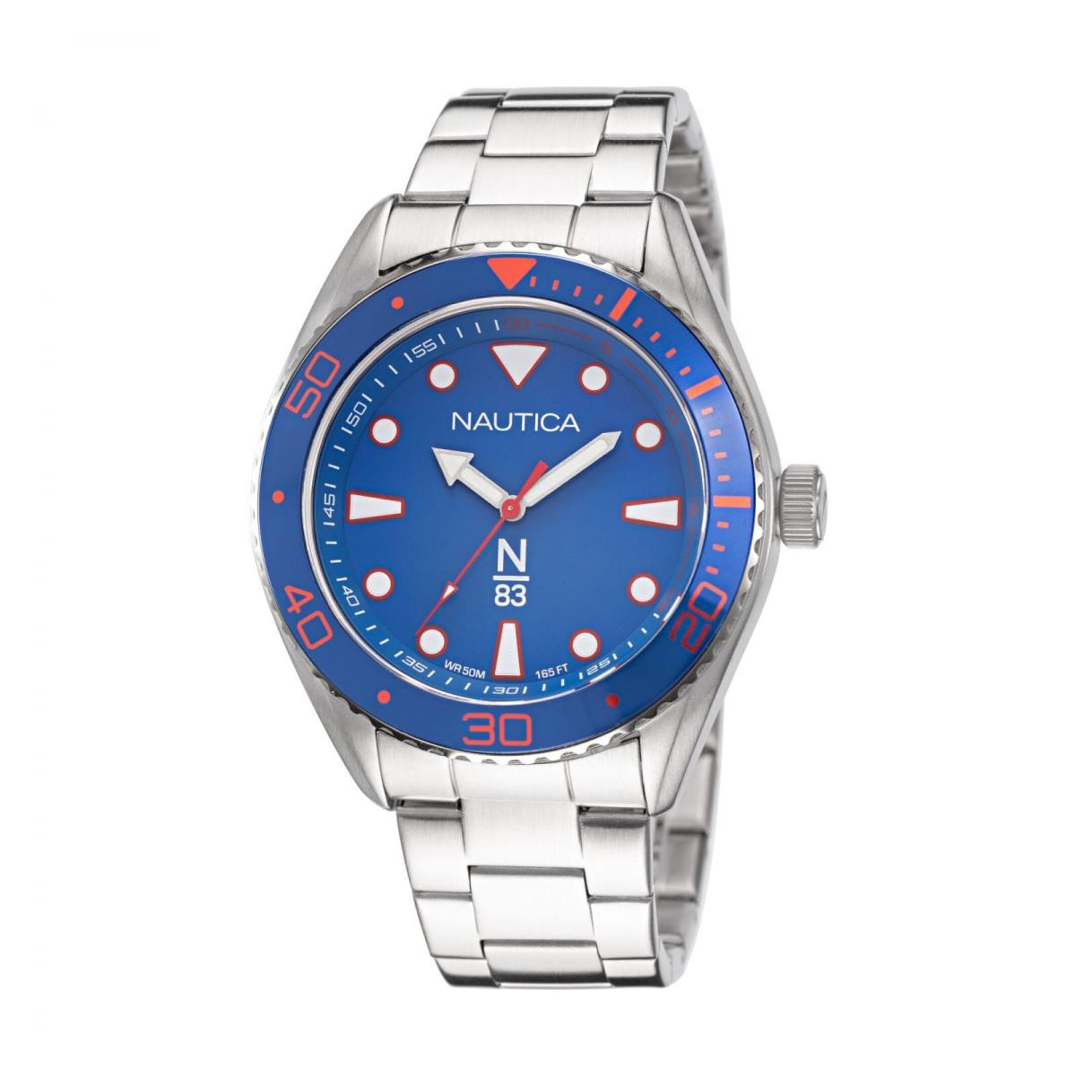 Watch Nautica NAPFWS221 Finn World Man 44mm Stainless Steel