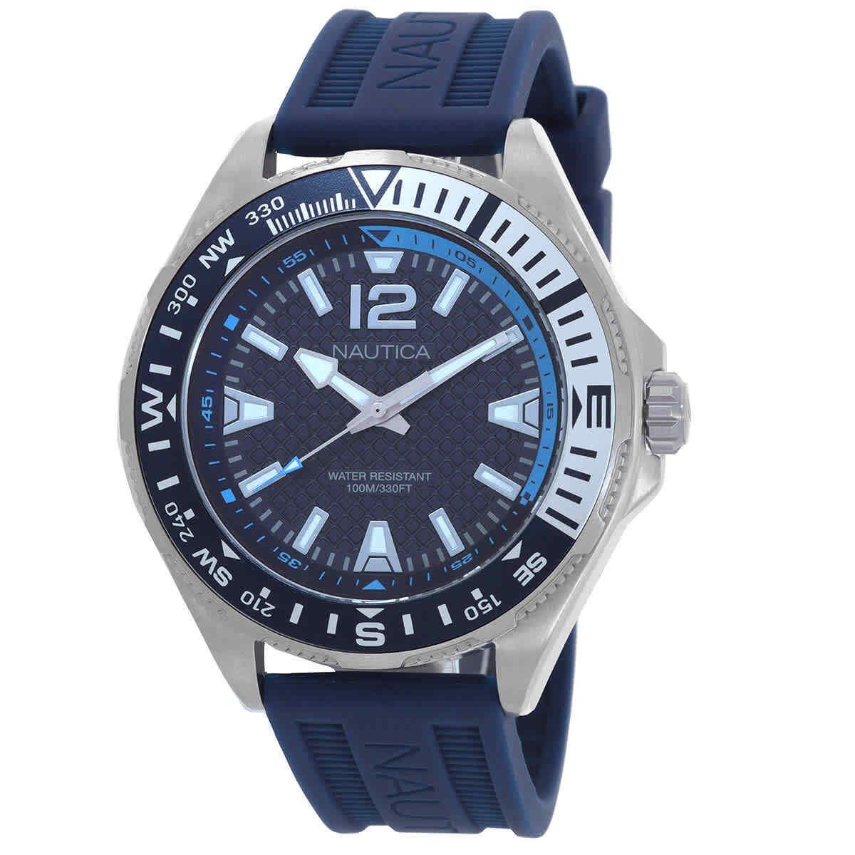 Nautica Clearwater Beach Quartz Blue Dial Men`s Watch NAPCWF305