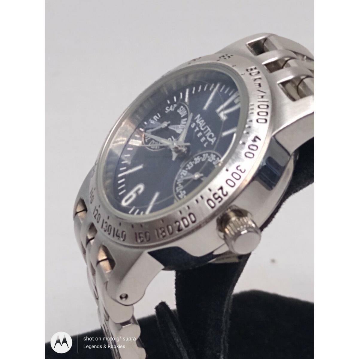 Men`s Nautica Chronograph Steel Watch Small Men`s / Womens