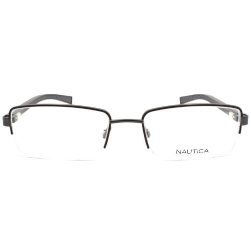 Nautica N7309 210 Men`s Eyeglasses Frames Half-rim 54-18-140 Matte Brown