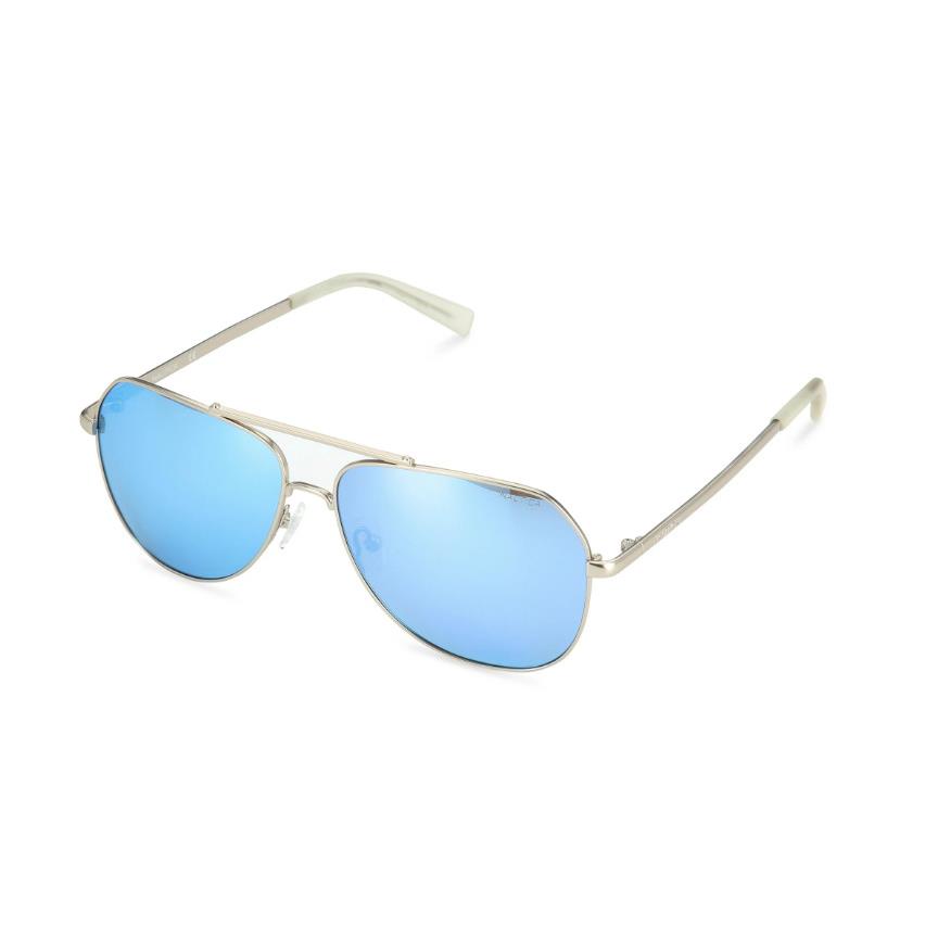 Nautica Men`s N9207S WM Matte Silver Rx`able Sport Aviator Sunglasses 60-13-145