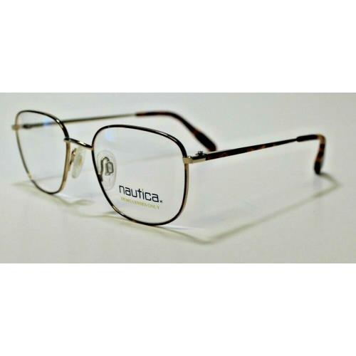 Nautica J20 024 Brown Eyeglasses Frame 49-18-145