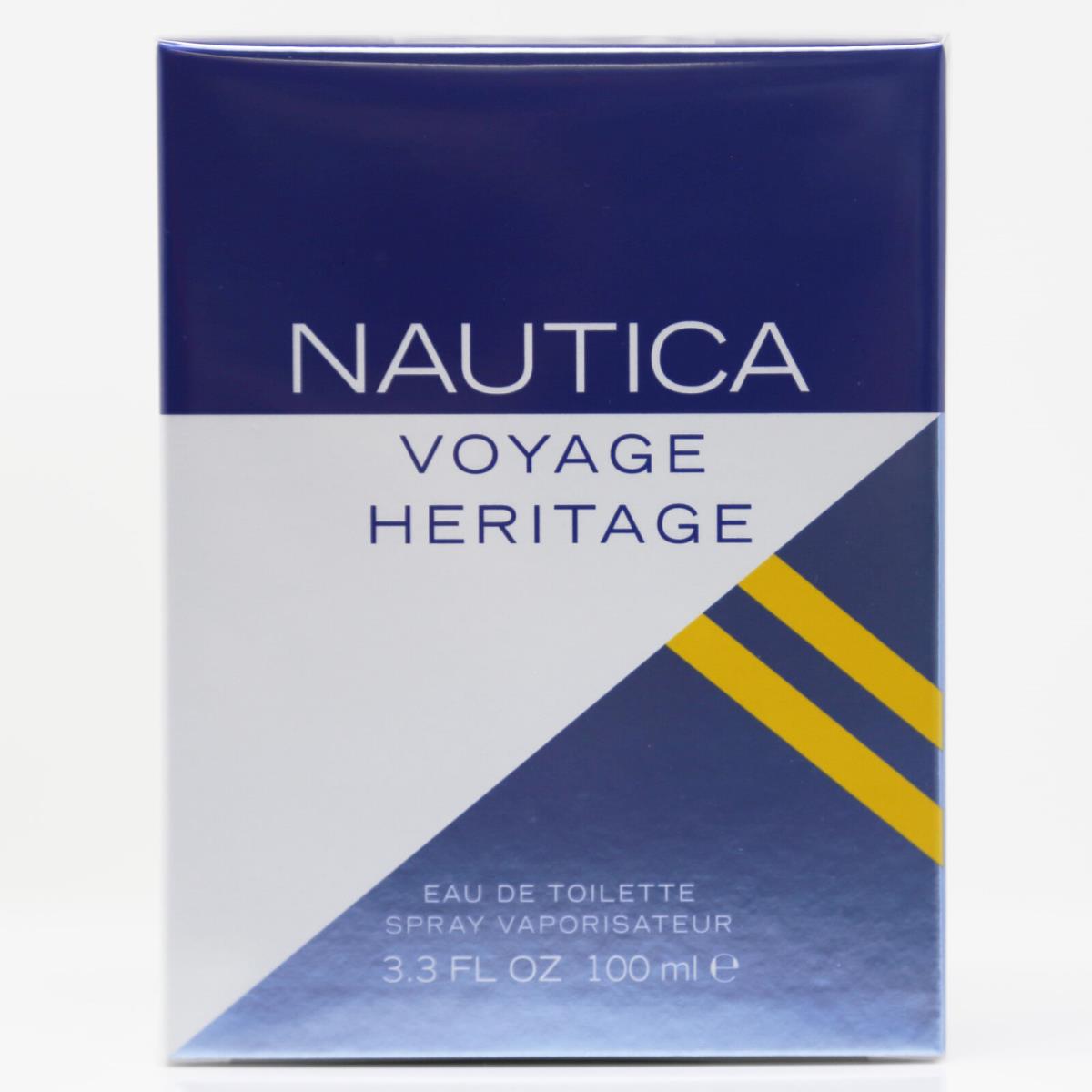 Nautica Voyage Heritage Eau De Toilette Spray 3.4 oz For Men Pack of 2