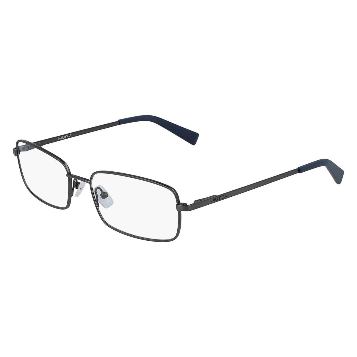 Nautica N7302 030 Satin Gunmetal Eyeglasses 55mm with Nautica Case