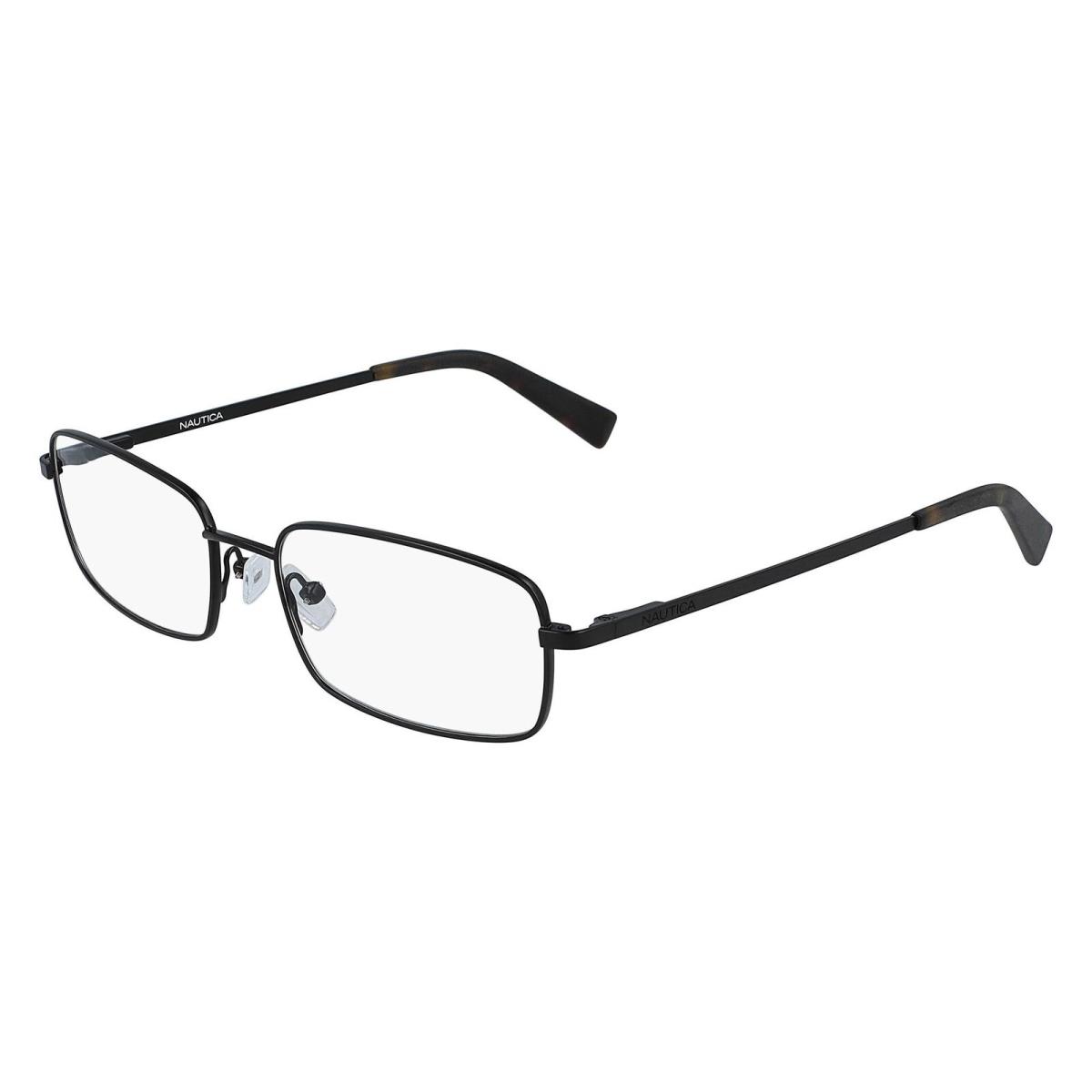 Nautica N7302 005 Satin Black Eyeglasses 55mm with Nautica Case