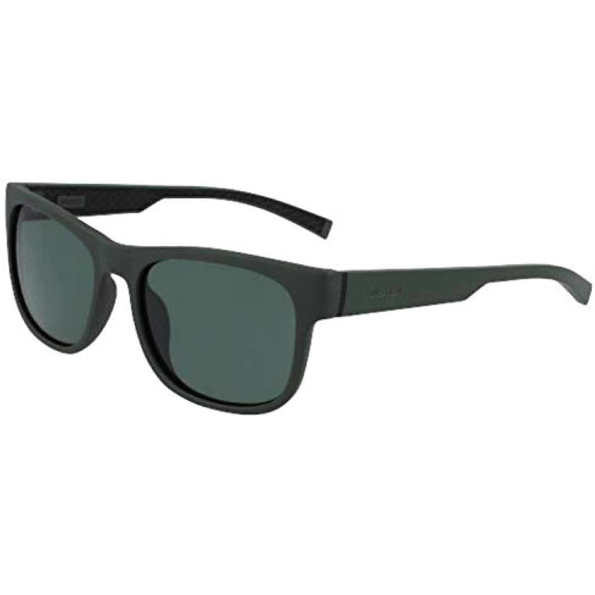 Nautica N6243S 325 Polarized Matte Olive Green Sunglasses with Green Lenses - Green, Frame: Green, Lens: Green