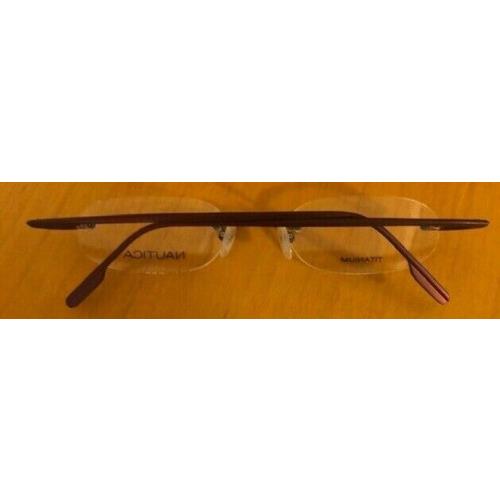 Nautica Eyeglasses Titanium Frame - N7809 059 Rimless - 49 19 135