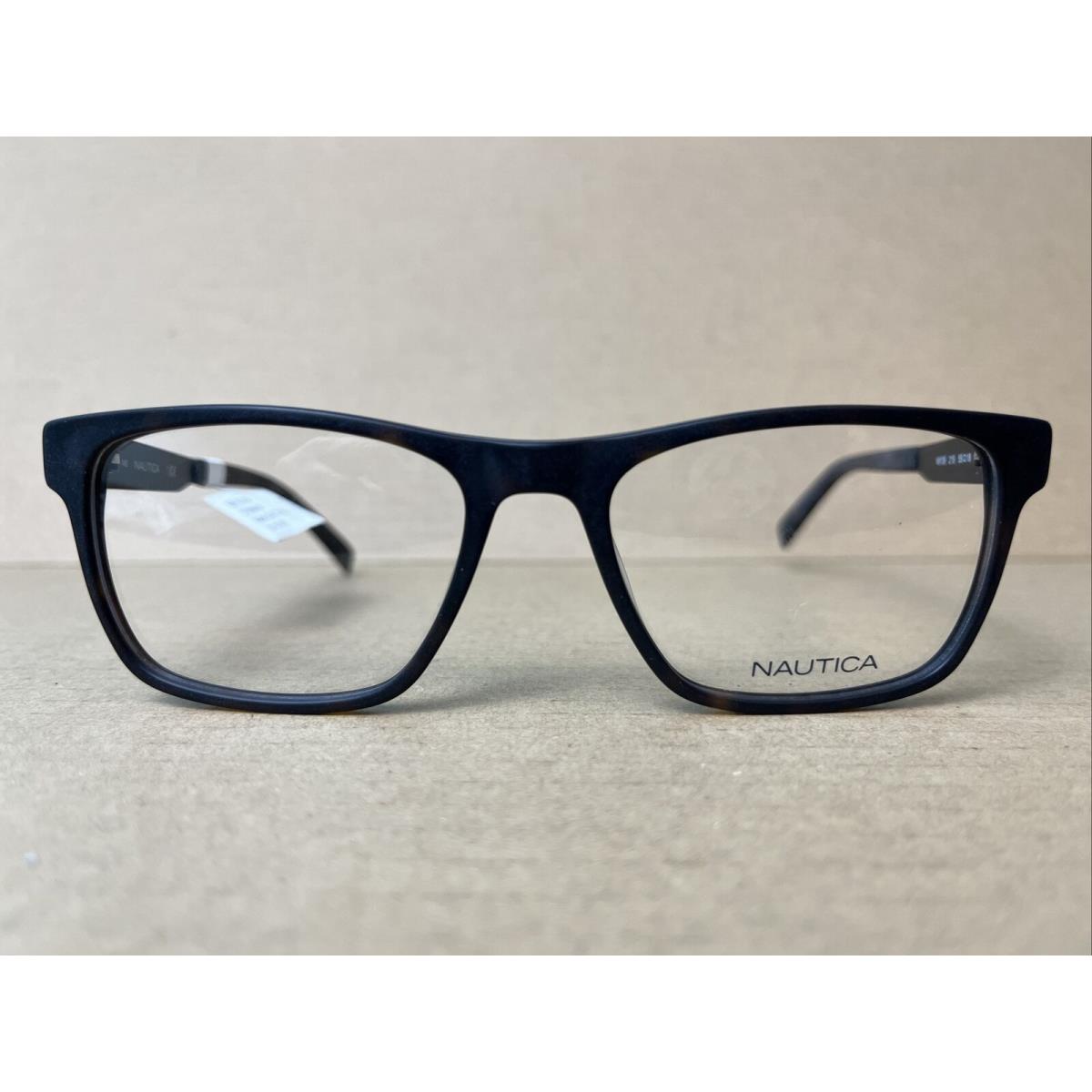 Nautica N8135WM 215 Matte Dark Tortoise Eyeglass Frame 55 18 145