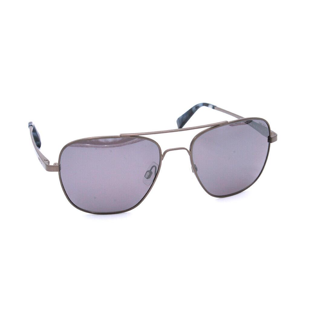 Nautica N5108S 033 Matte Gunmetal Aviator Pilot Sunglasses Polarized Gray Lenses - Frame: Gunemtal, Lens: Gray